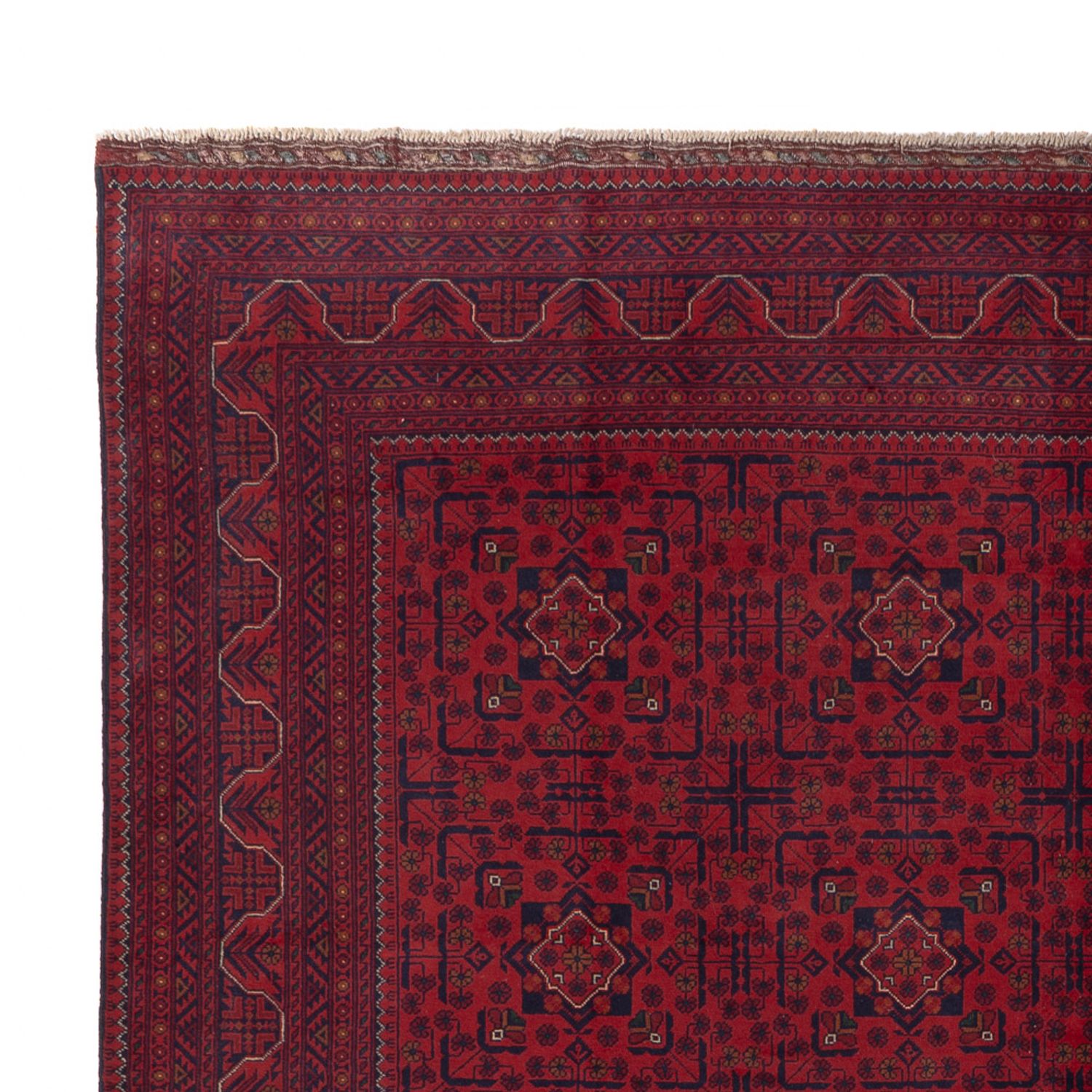 Afghaans tapijt - Kunduz - Koninklijke - 333 x 256 cm - rood