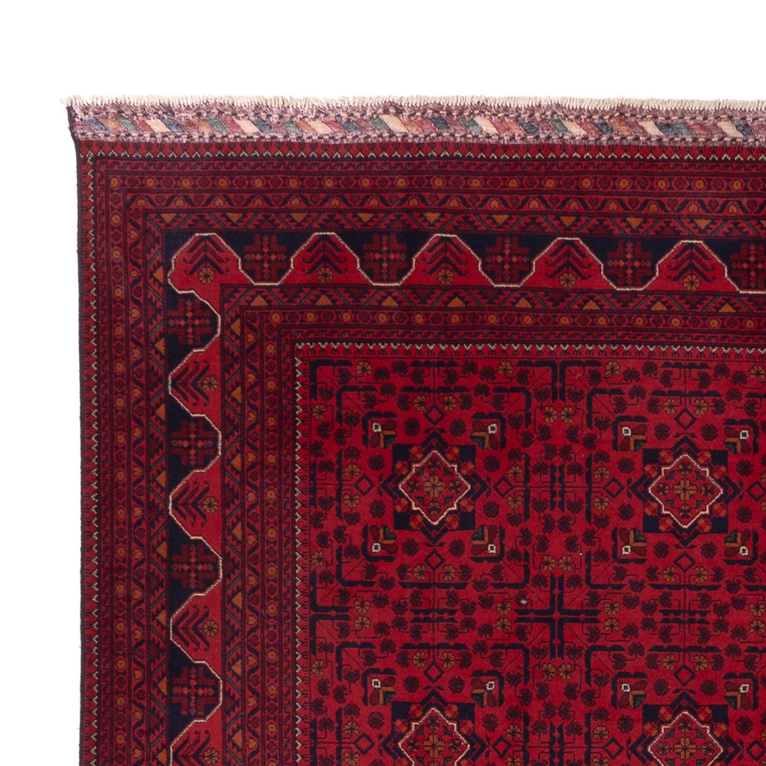 Afghaans tapijt - Kunduz - Koninklijke - 343 x 247 cm - rood
