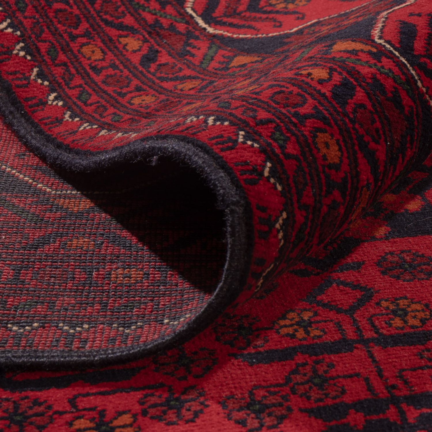 Afghaans tapijt - Kunduz - Koninklijke - 343 x 247 cm - rood