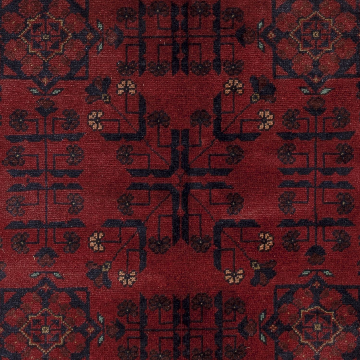 Afghánský koberec - Kunduz - 200 x 147 cm - červená