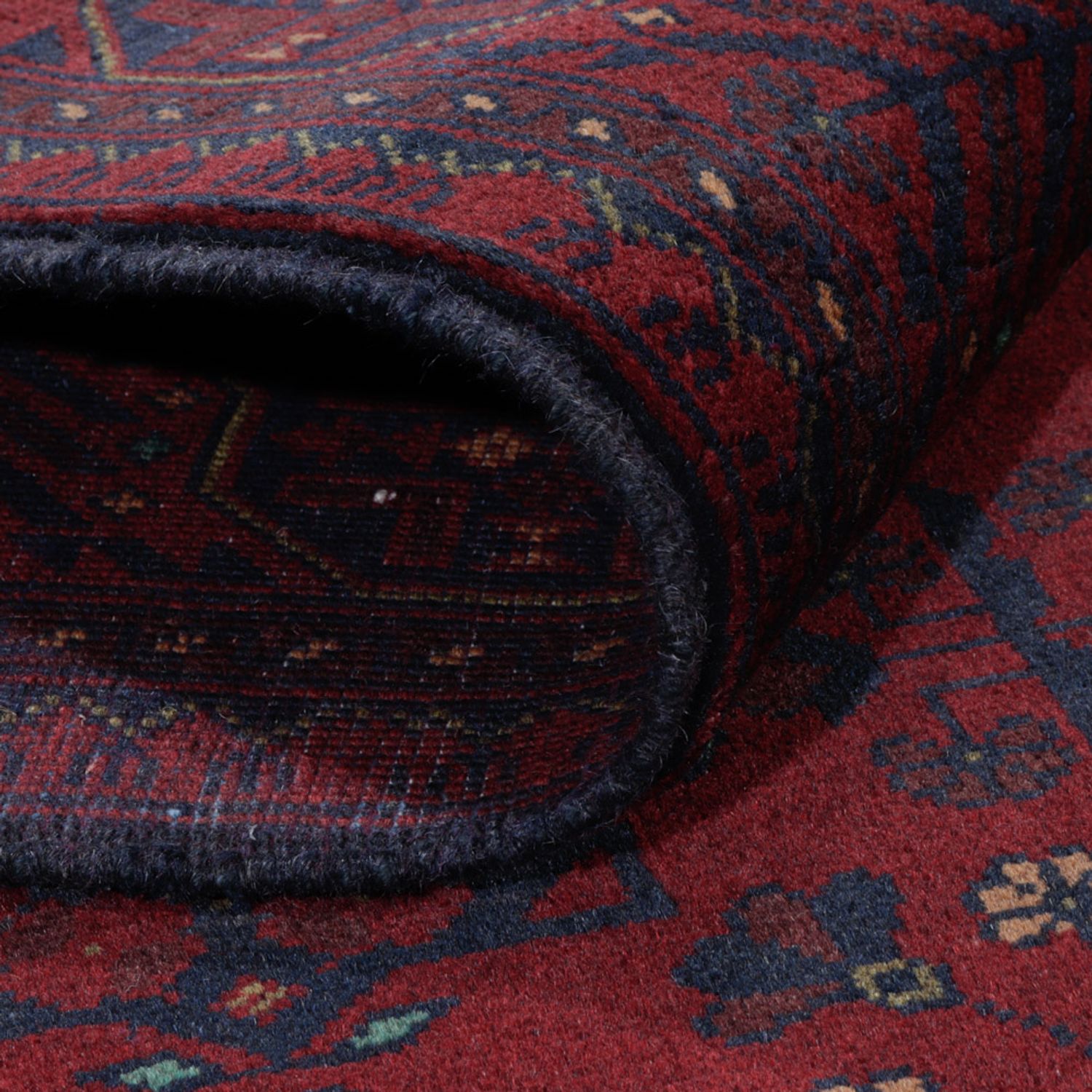 Afghánský koberec - Kunduz - 200 x 147 cm - červená