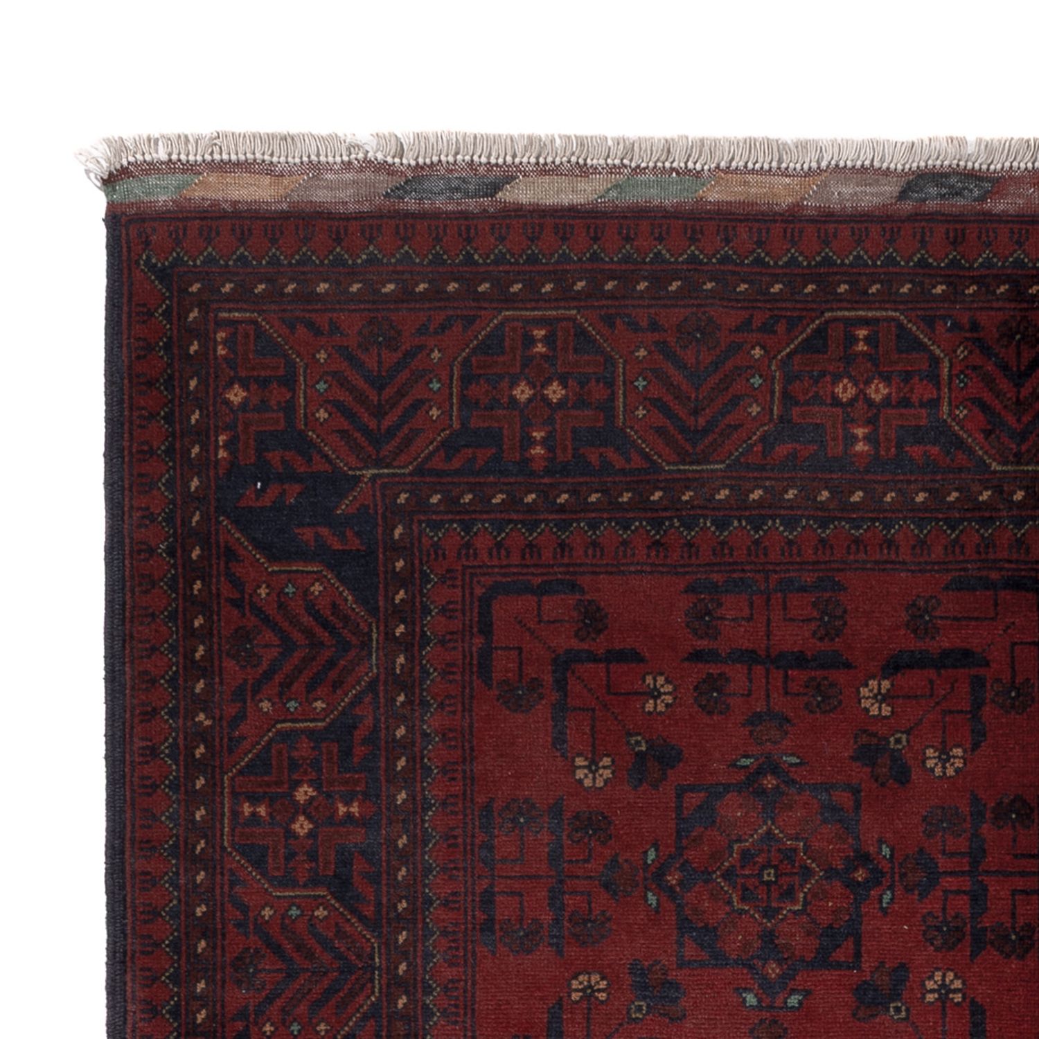 Afghan Rug - Kunduz - 200 x 150 cm - red