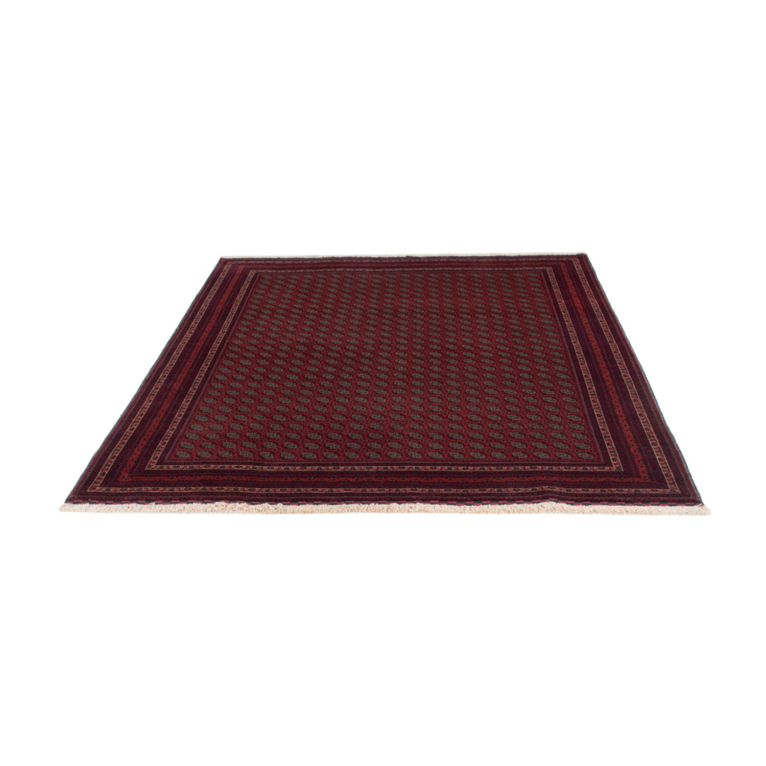 Afghan Rug - Royal - 196 x 150 cm - red