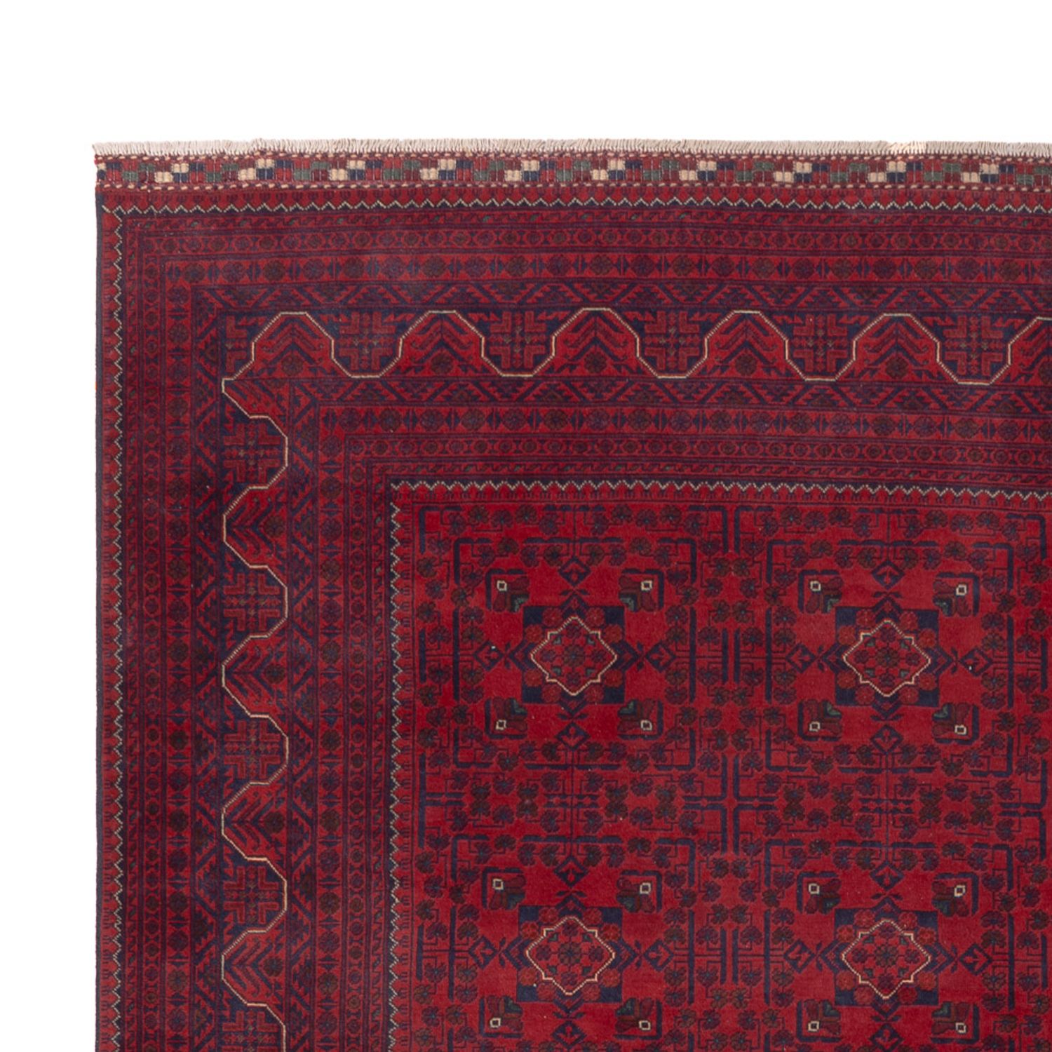 Afghaans tapijt - Kunduz - Koninklijke - 362 x 247 cm - rood