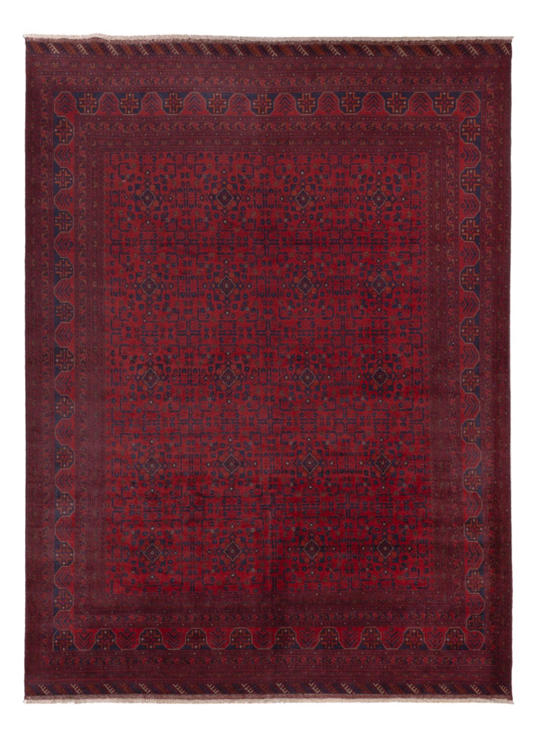 Afghaans tapijt - Kunduz - 350 x 256 cm - rood