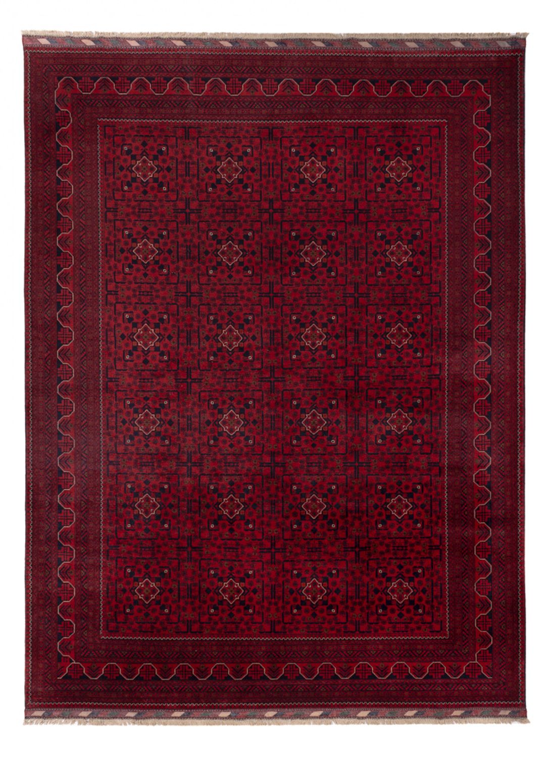 Afghaans tapijt - Kunduz - 347 x 254 cm - rood