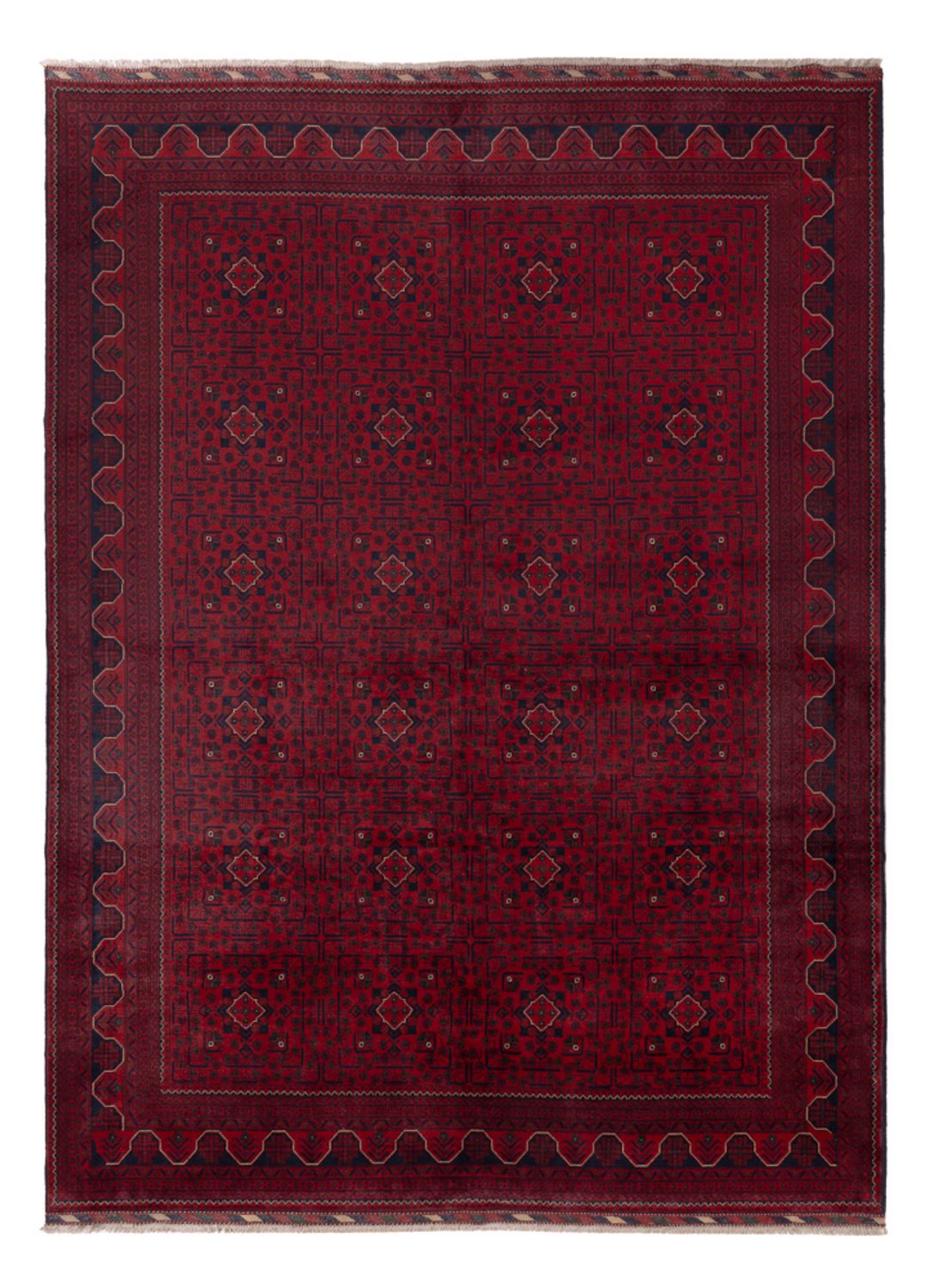 Afghánský koberec - Kunduz - 340 x 250 cm - červená