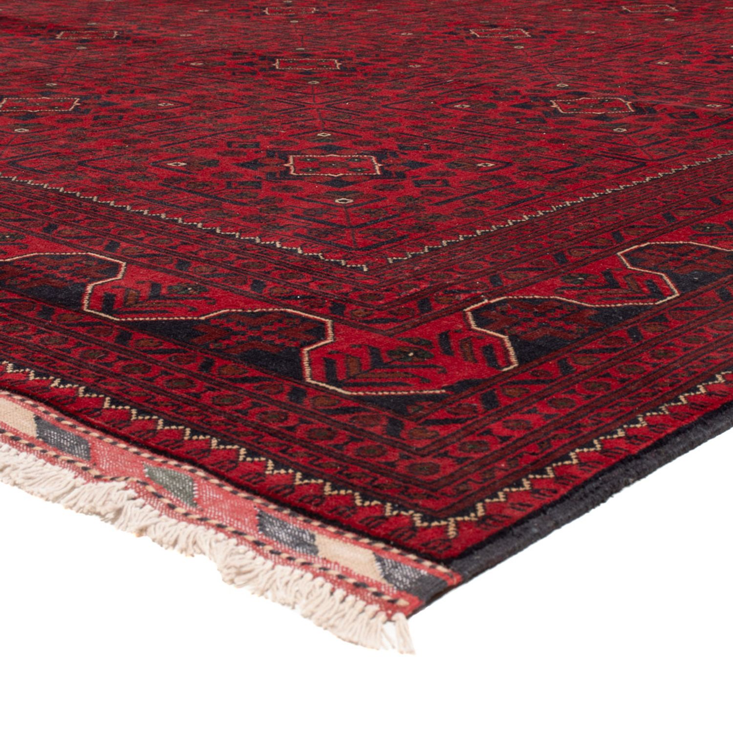 Afghánský koberec - Kunduz - 340 x 250 cm - červená