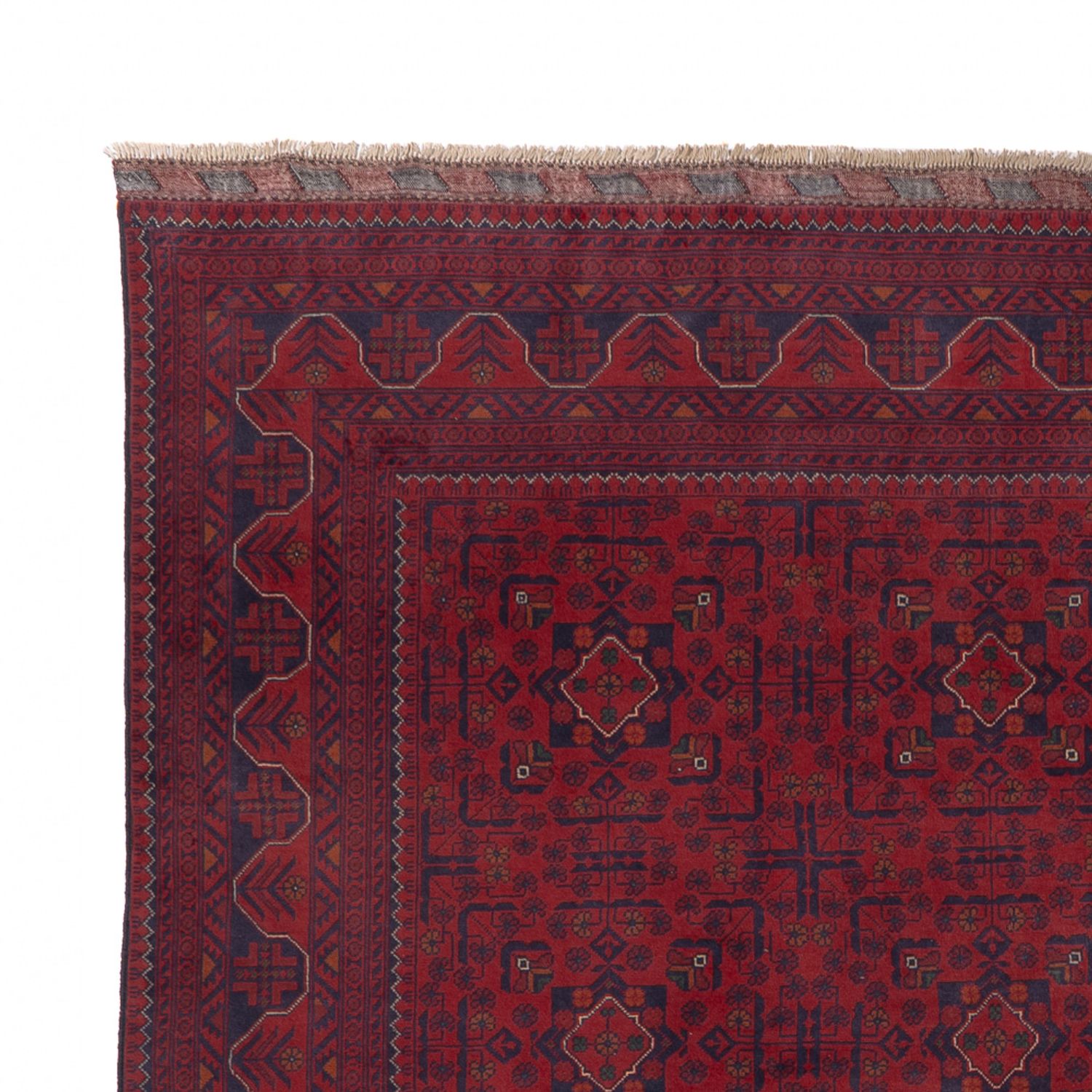 Afghánský koberec - Kunduz - 342 x 248 cm - červená