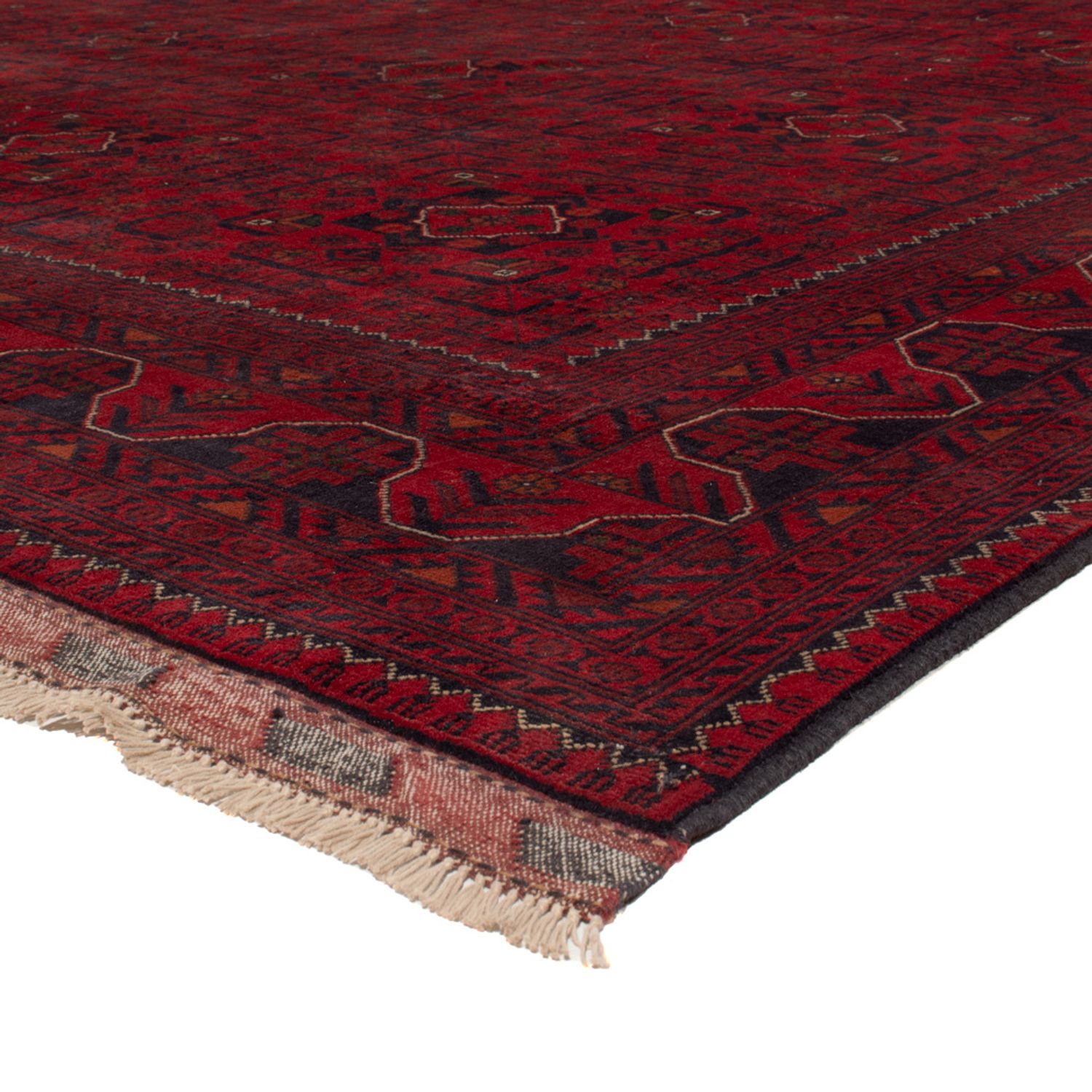 Afghánský koberec - Kunduz - 342 x 248 cm - červená