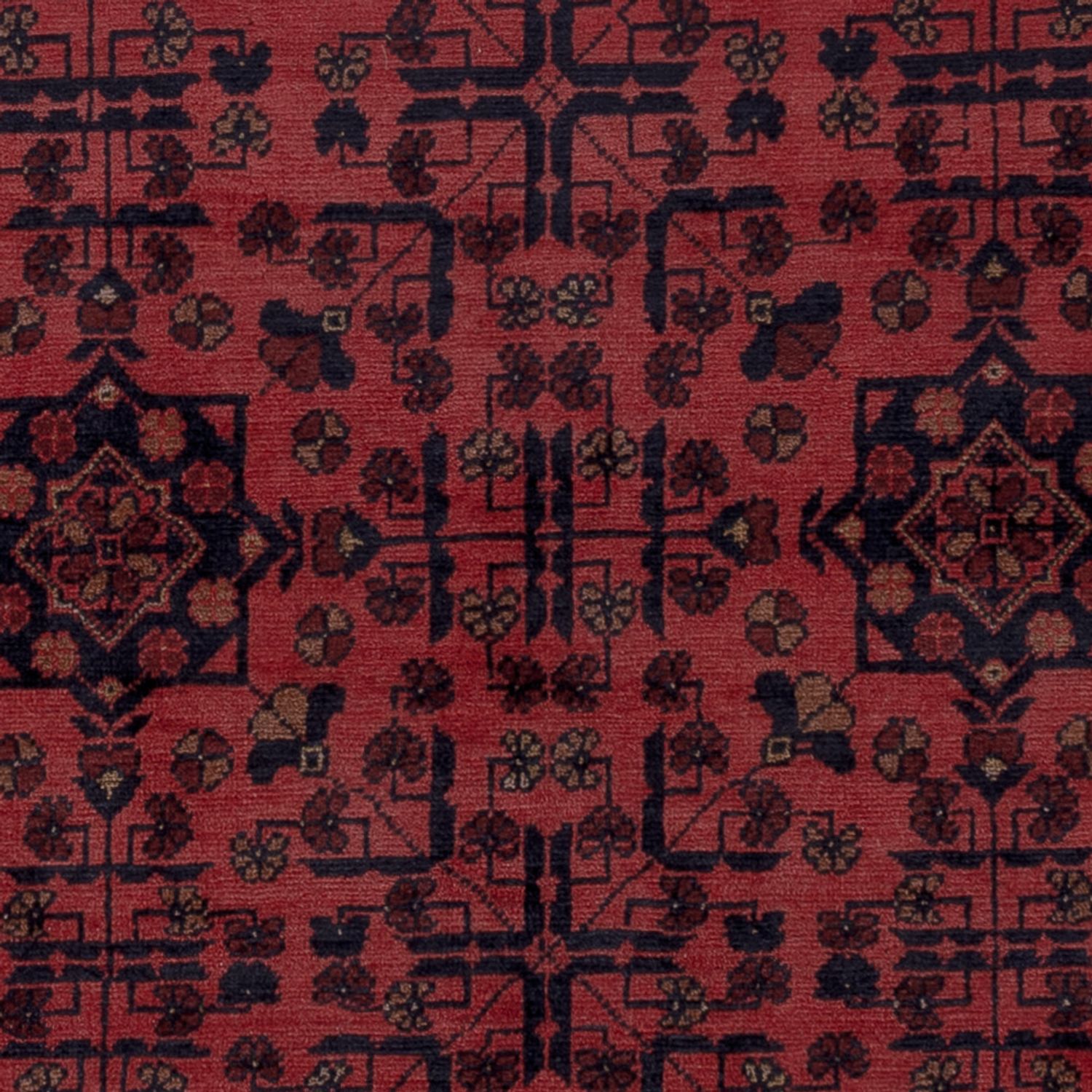 Afghánský koberec - Kunduz - 202 x 155 cm - červená