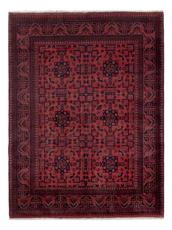 Afghánský koberec - Kunduz - 202 x 155 cm - červená