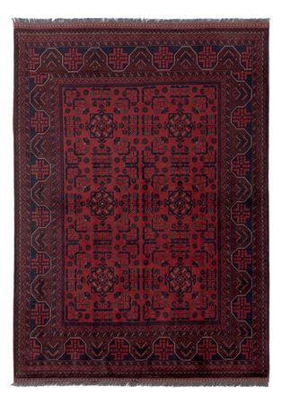 Afghánský koberec - Kunduz - 201 x 148 cm - červená