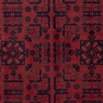 Afghan Rug - Kunduz - 201 x 148 cm - red