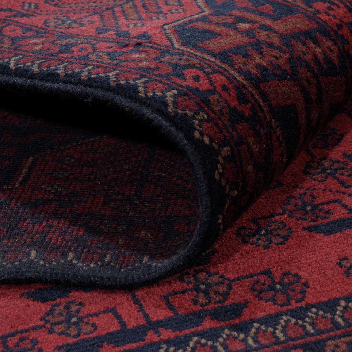 Afghánský koberec - Kunduz - 195 x 150 cm - červená