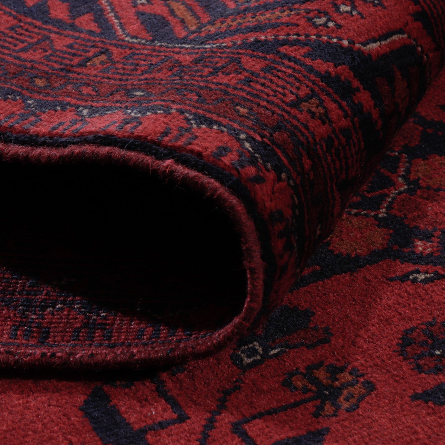 Afghánský koberec - Kunduz - 196 x 150 cm - červená