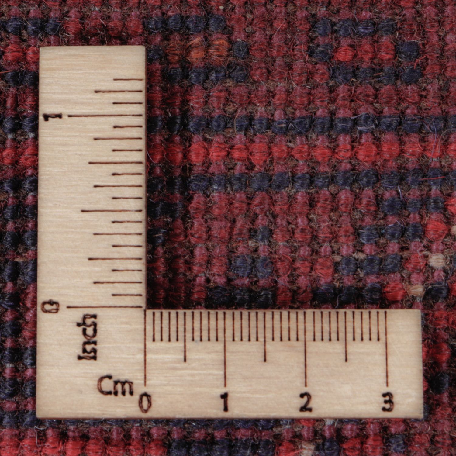 Afghansk matta - Kunduz - 191 x 151 cm - röd