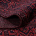 Afghansk matta - Kunduz - 191 x 151 cm - röd