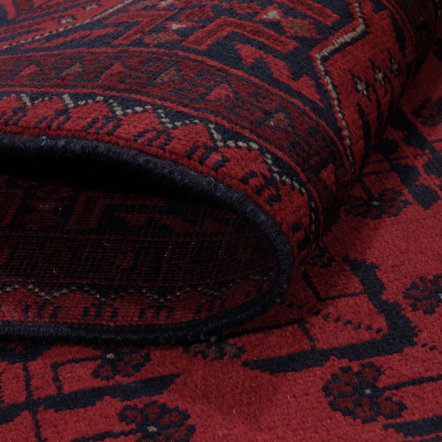 Afghánský koberec - Kunduz - 198 x 150 cm - červená