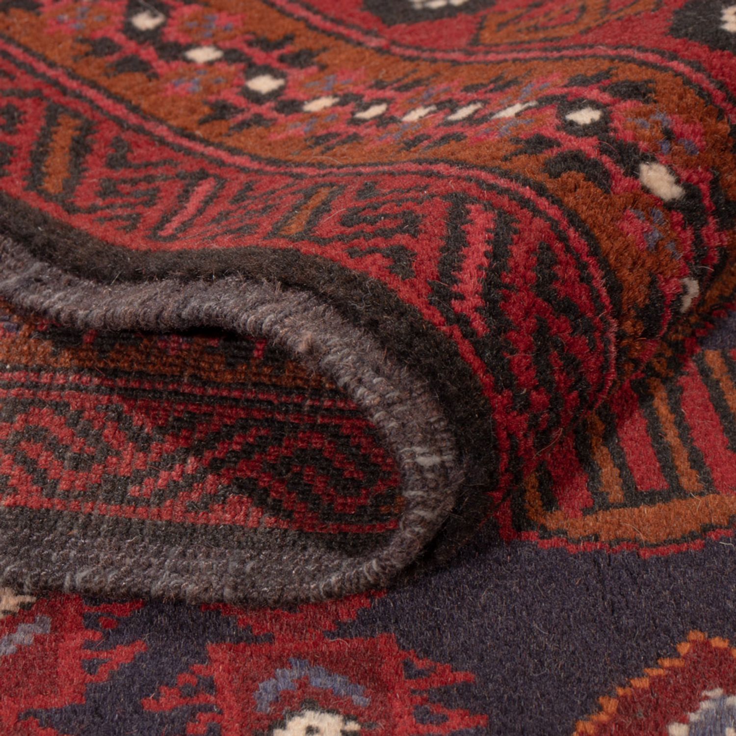 Balutsj-teppe - 248 x 144 cm - mørkeblå