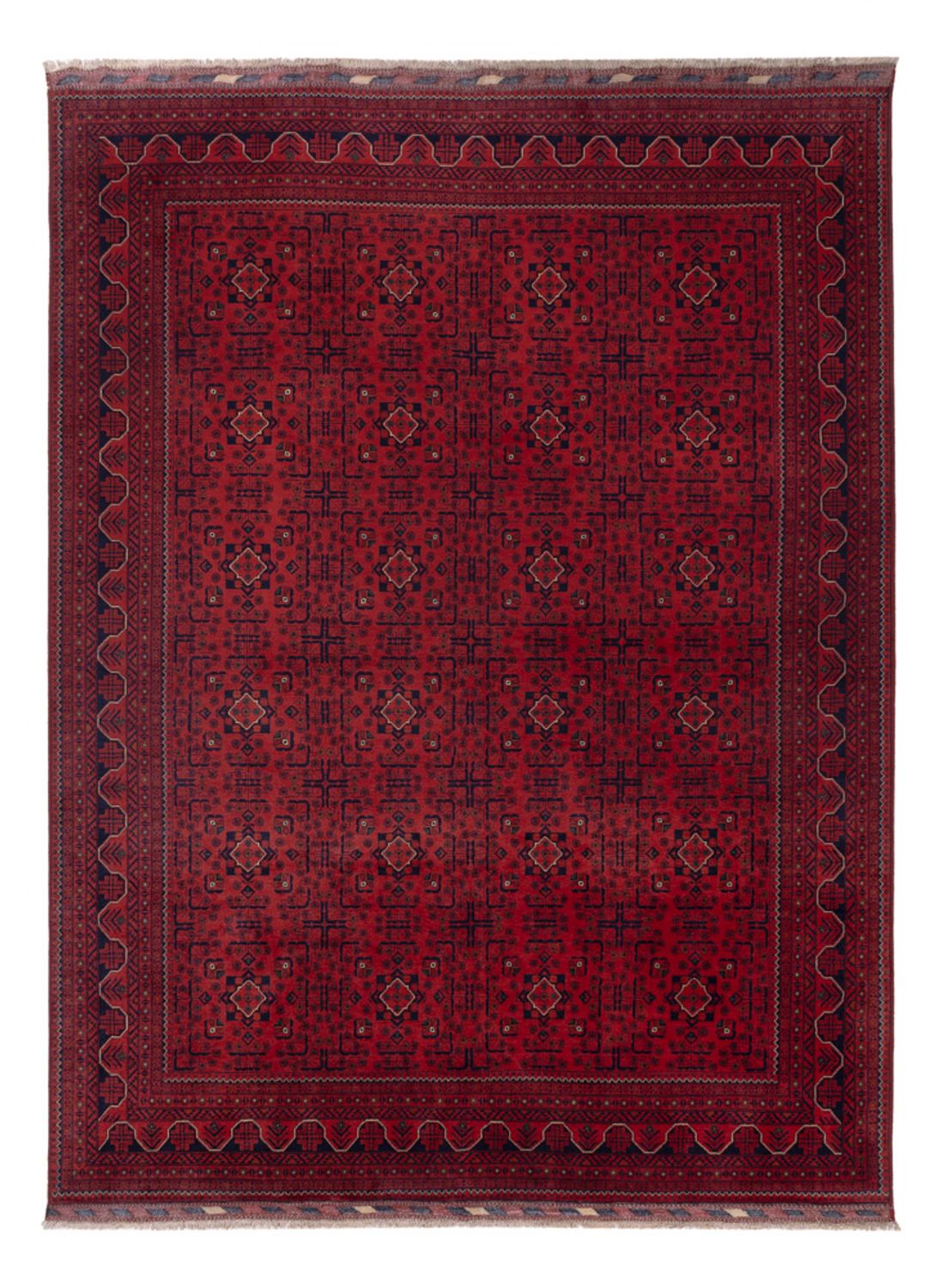 Afghánský koberec - Kunduz - 336 x 248 cm - červená