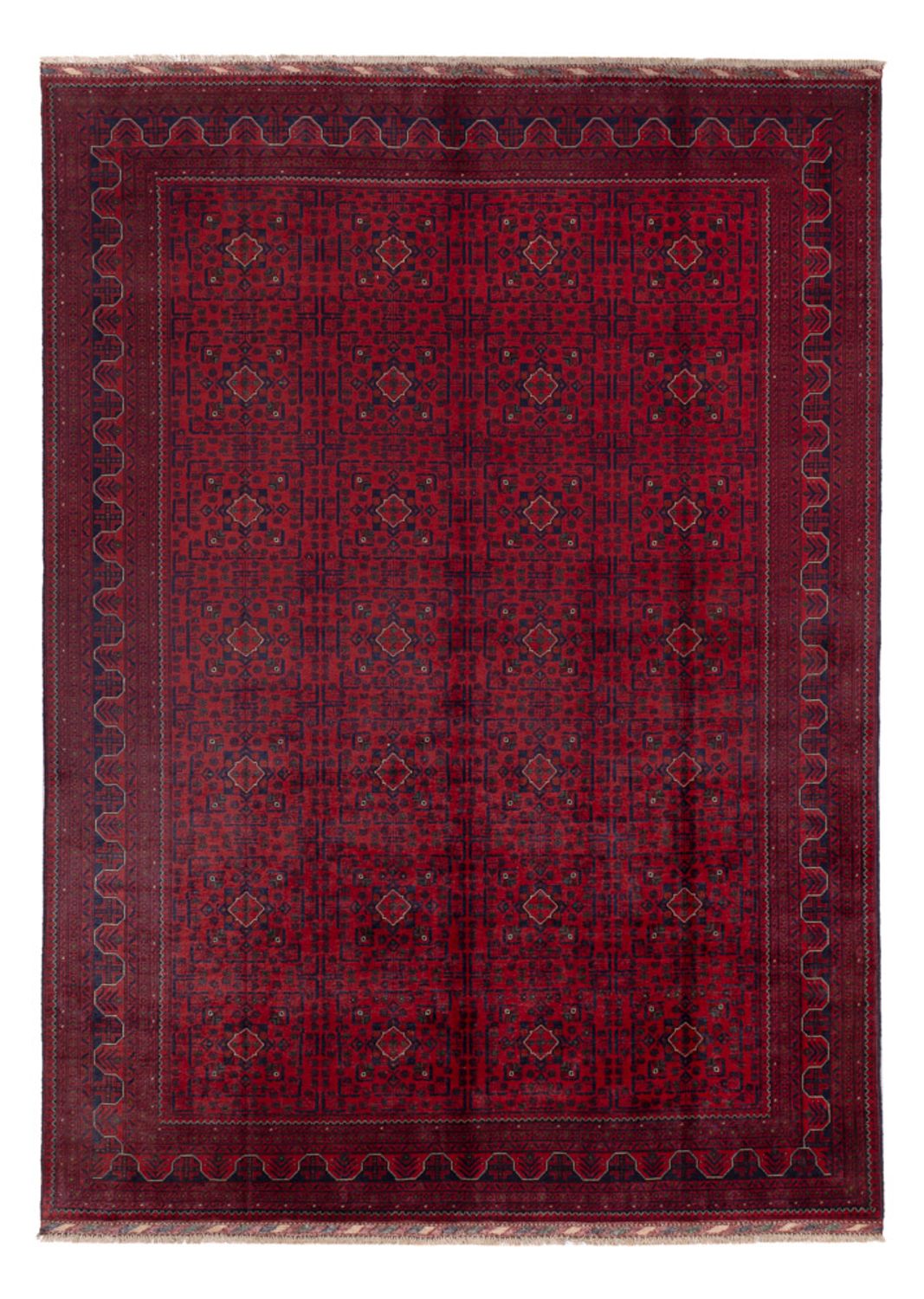 Afghánský koberec - Kunduz - 343 x 242 cm - červená