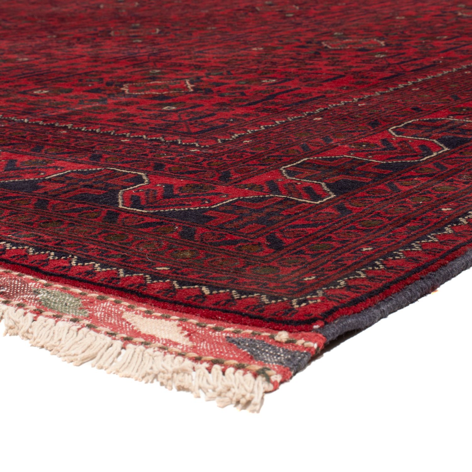 Afghánský koberec - Kunduz - 343 x 242 cm - červená
