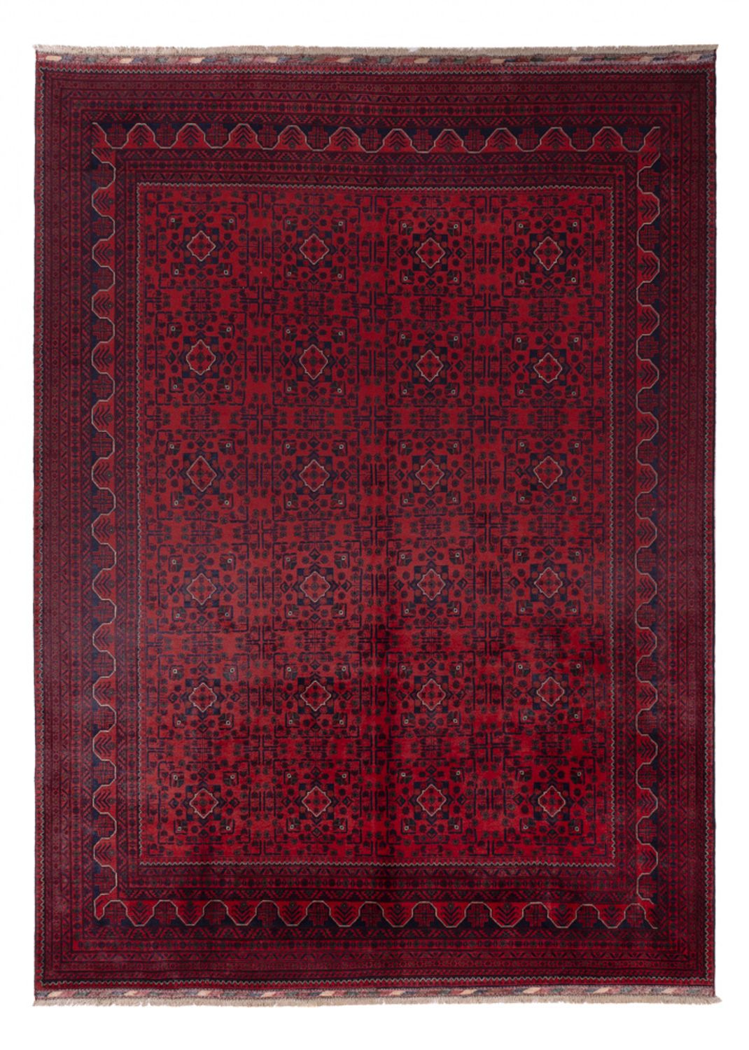 Afghánský koberec - Kunduz - 340 x 250 cm - červená