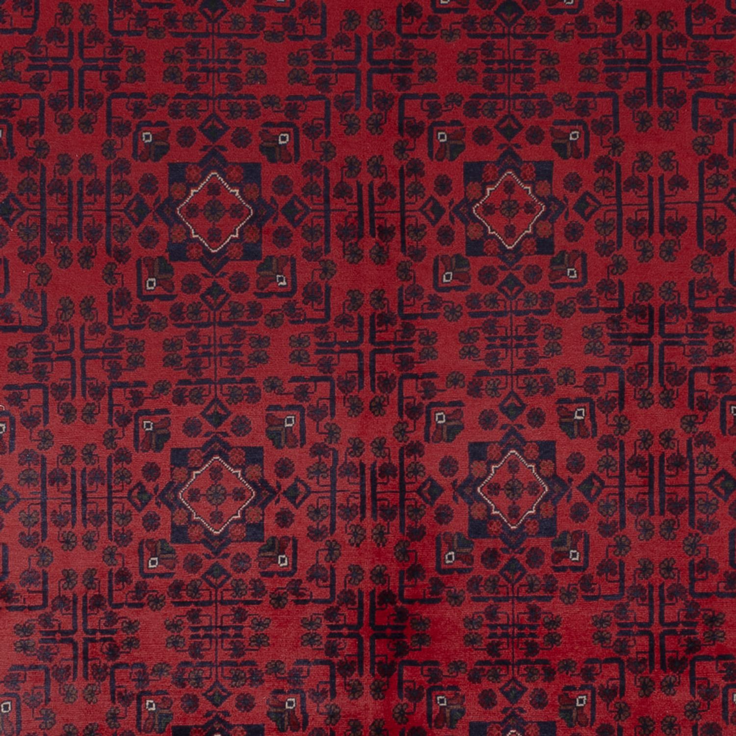 Afghánský koberec - Kunduz - 340 x 250 cm - červená