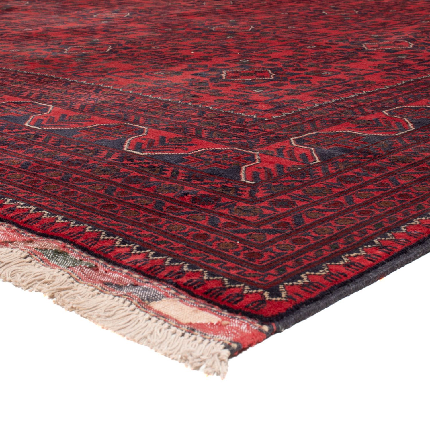 Afghánský koberec - Kunduz - 340 x 250 cm - červená