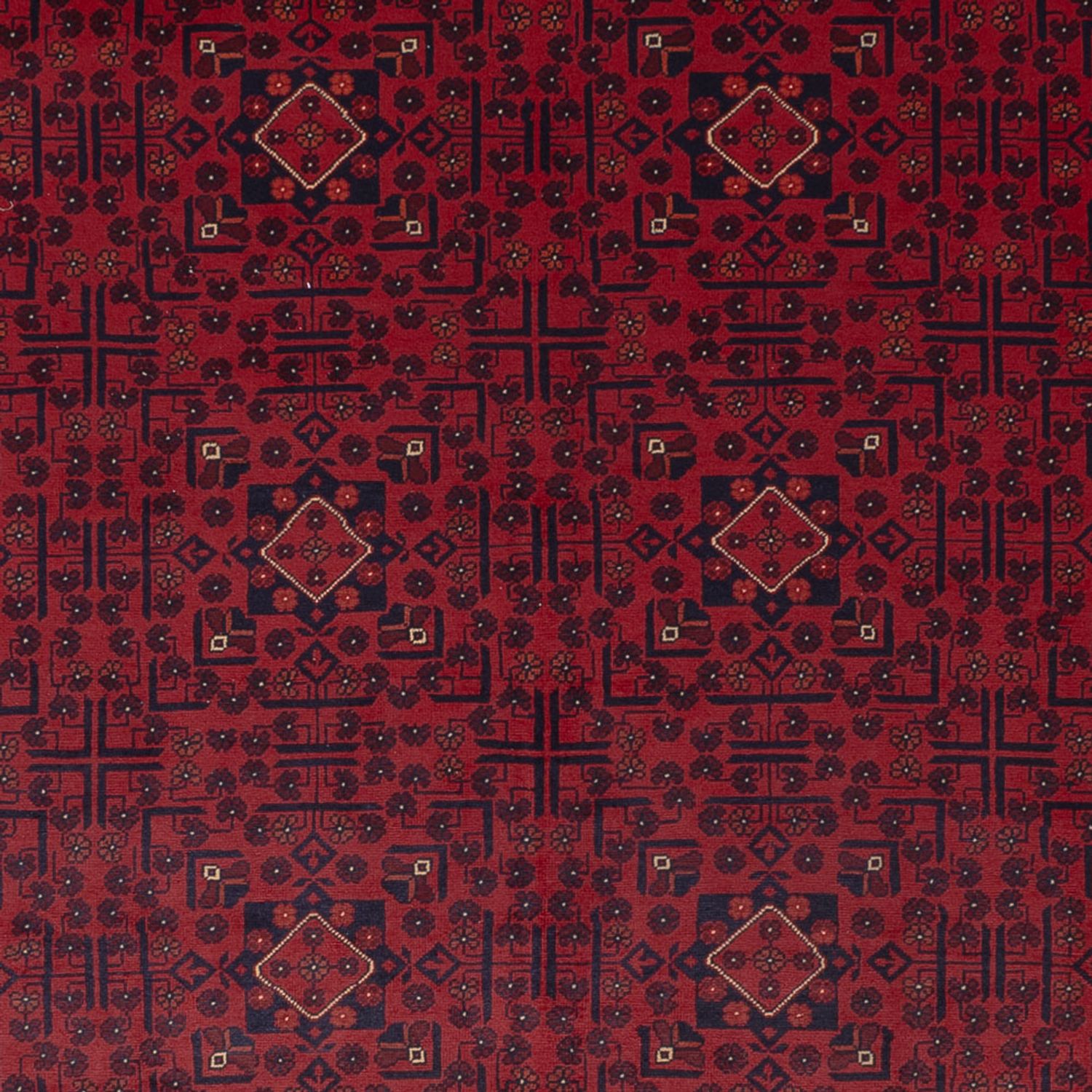 Afghánský koberec - Kunduz - 345 x 244 cm - červená