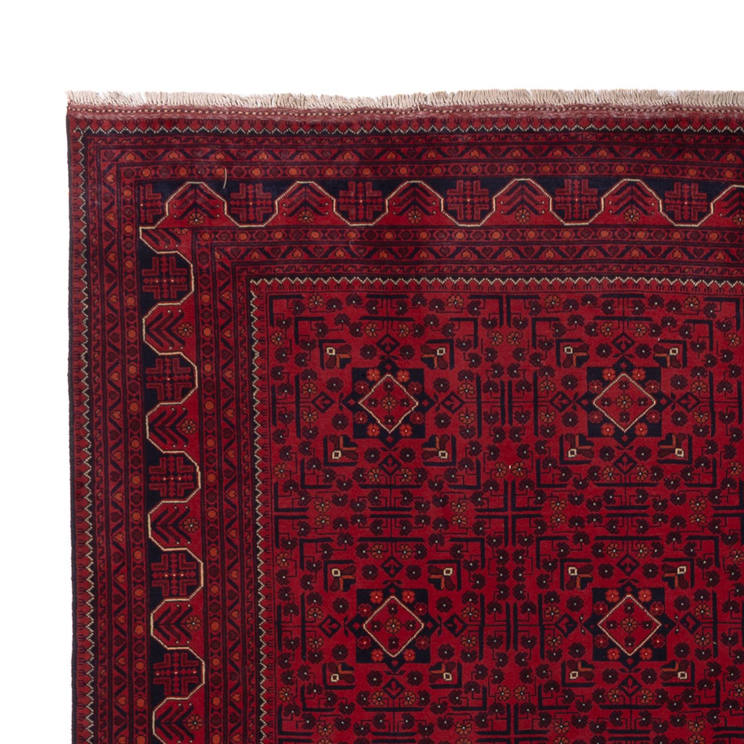 Afghánský koberec - Kunduz - 345 x 244 cm - červená