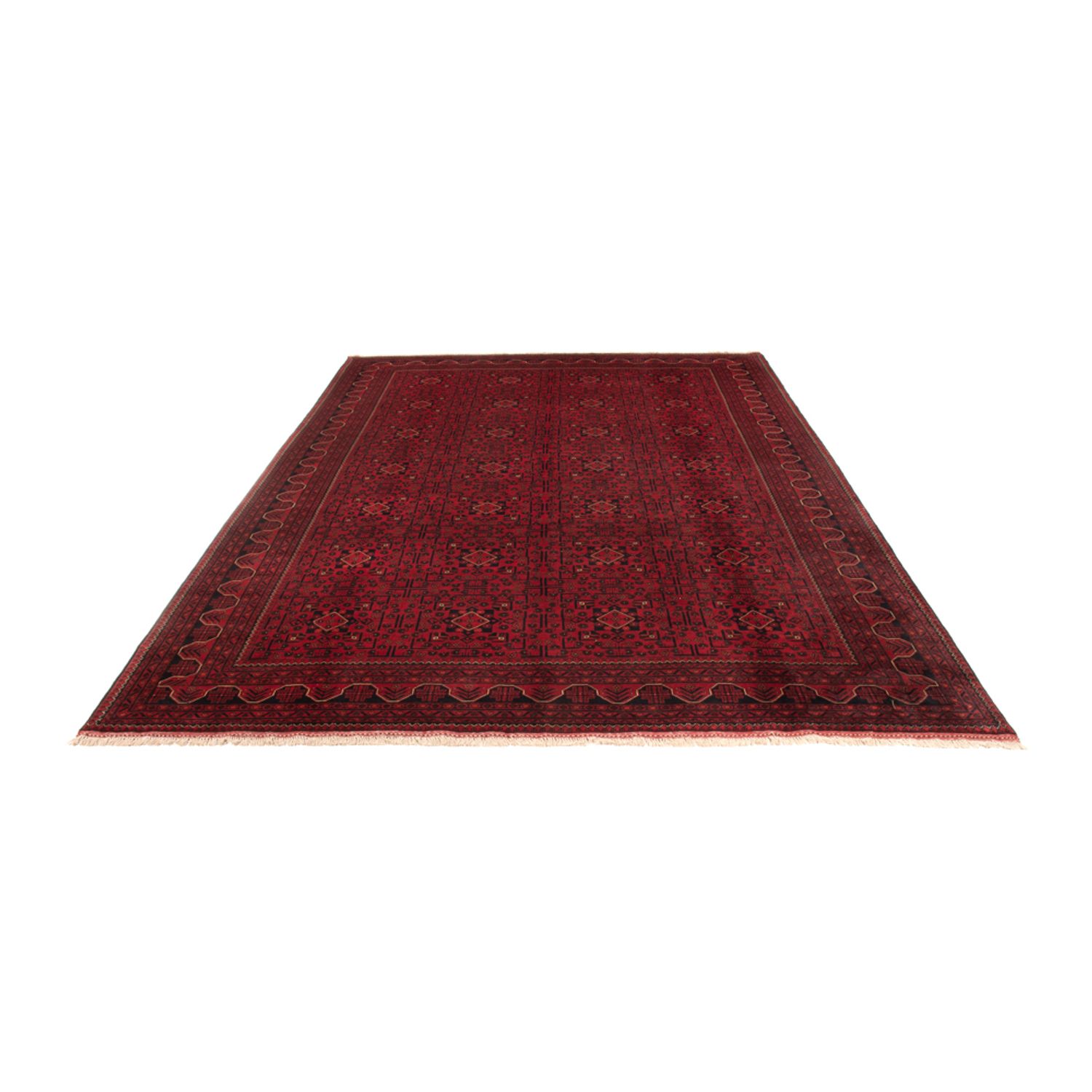 Afghánský koberec - Kunduz - 345 x 244 cm - červená