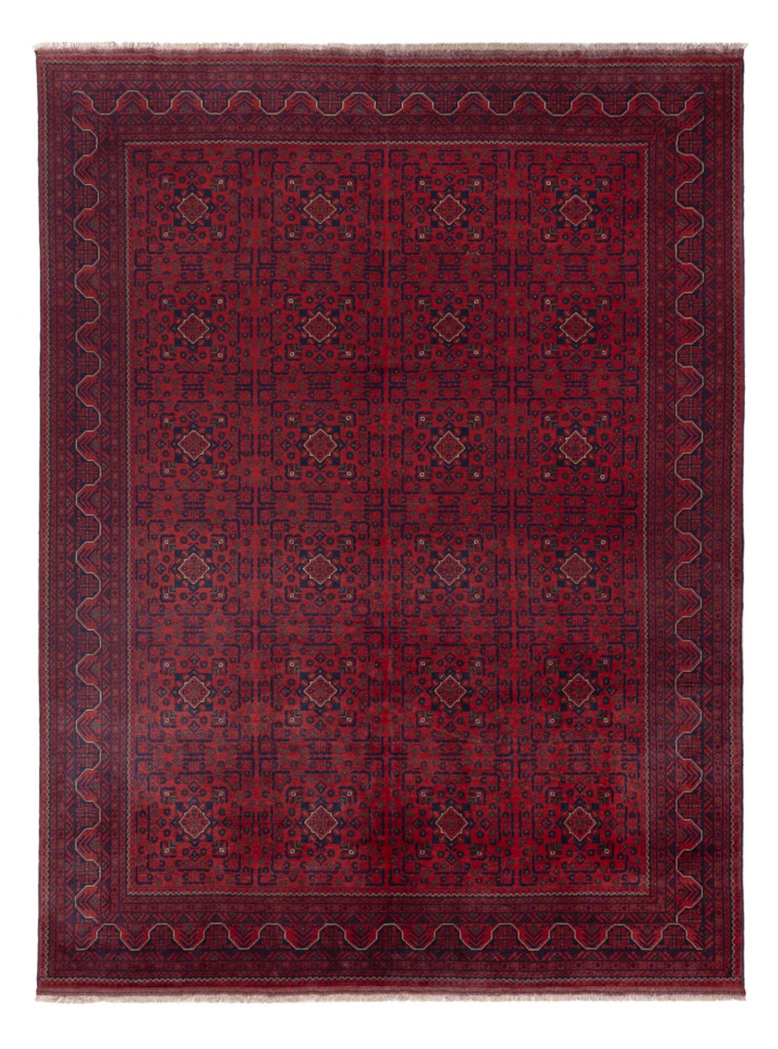 Afghánský koberec - Kunduz - 338 x 246 cm - červená
