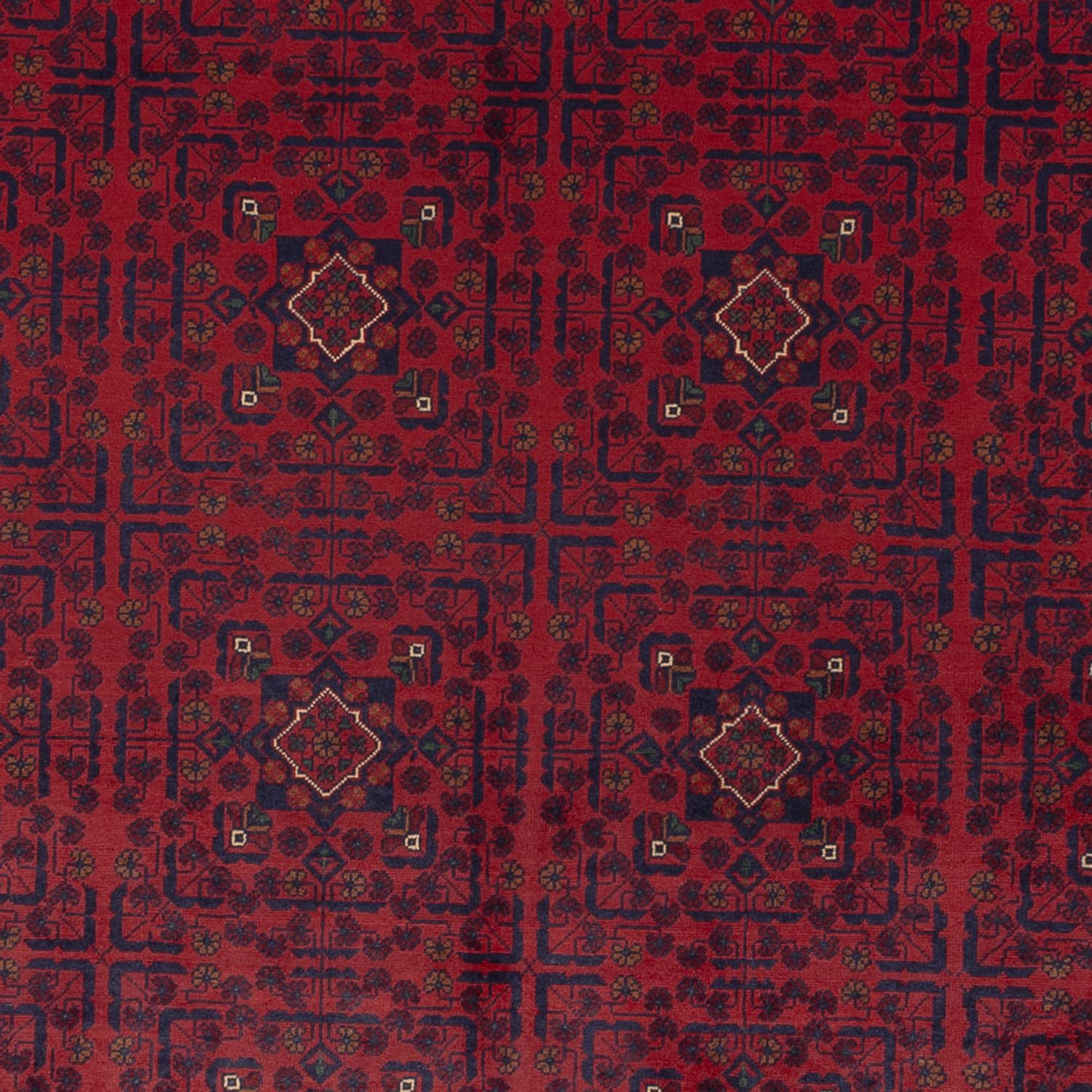 Afghánský koberec - Kunduz - 340 x 248 cm - červená