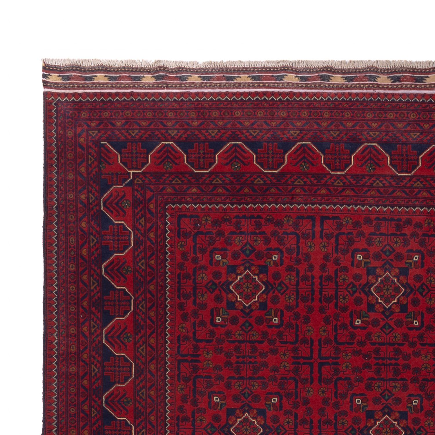 Afghánský koberec - Kunduz - 340 x 248 cm - červená