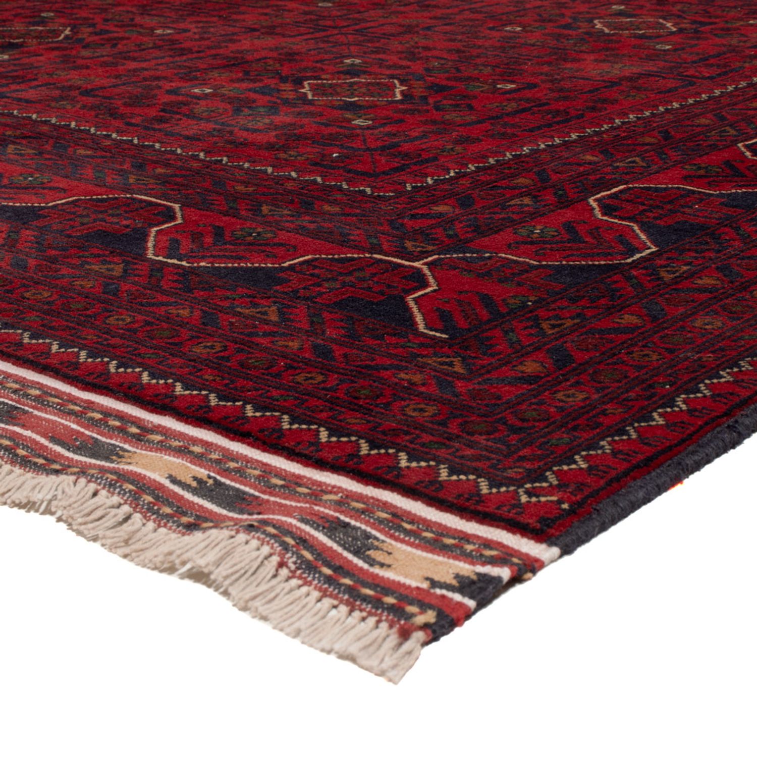 Afghánský koberec - Kunduz - 340 x 248 cm - červená