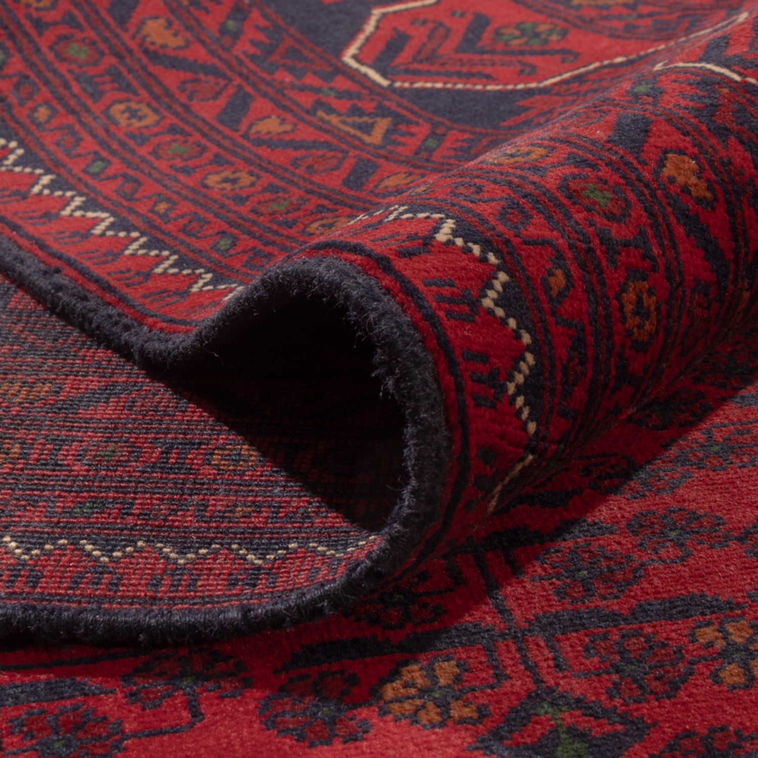 Afghánský koberec - Kunduz - 340 x 248 cm - červená