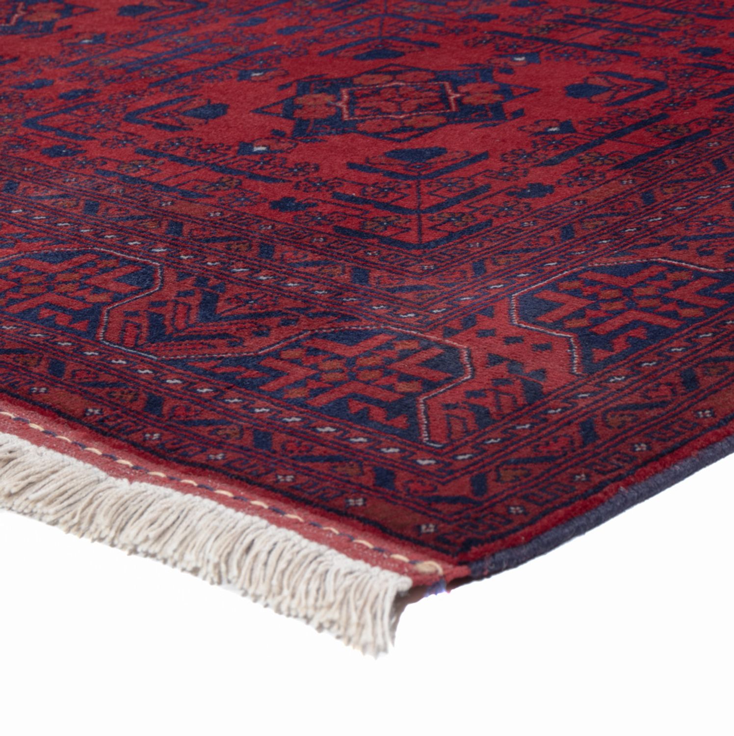 Afghan Rug - Royal - 193 x 152 cm - red