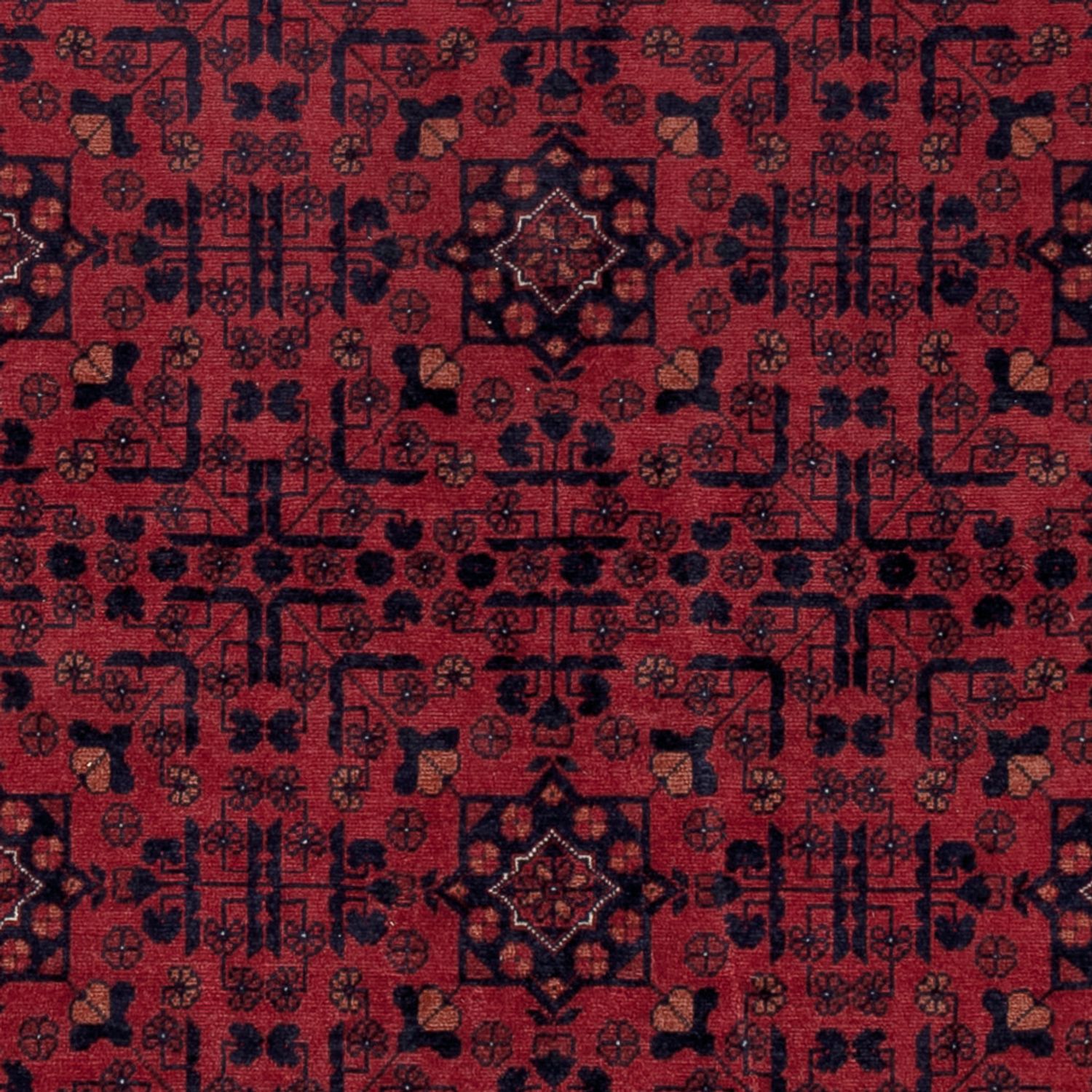 Dywan afgański - Royal - 200 x 151 cm - czerwony