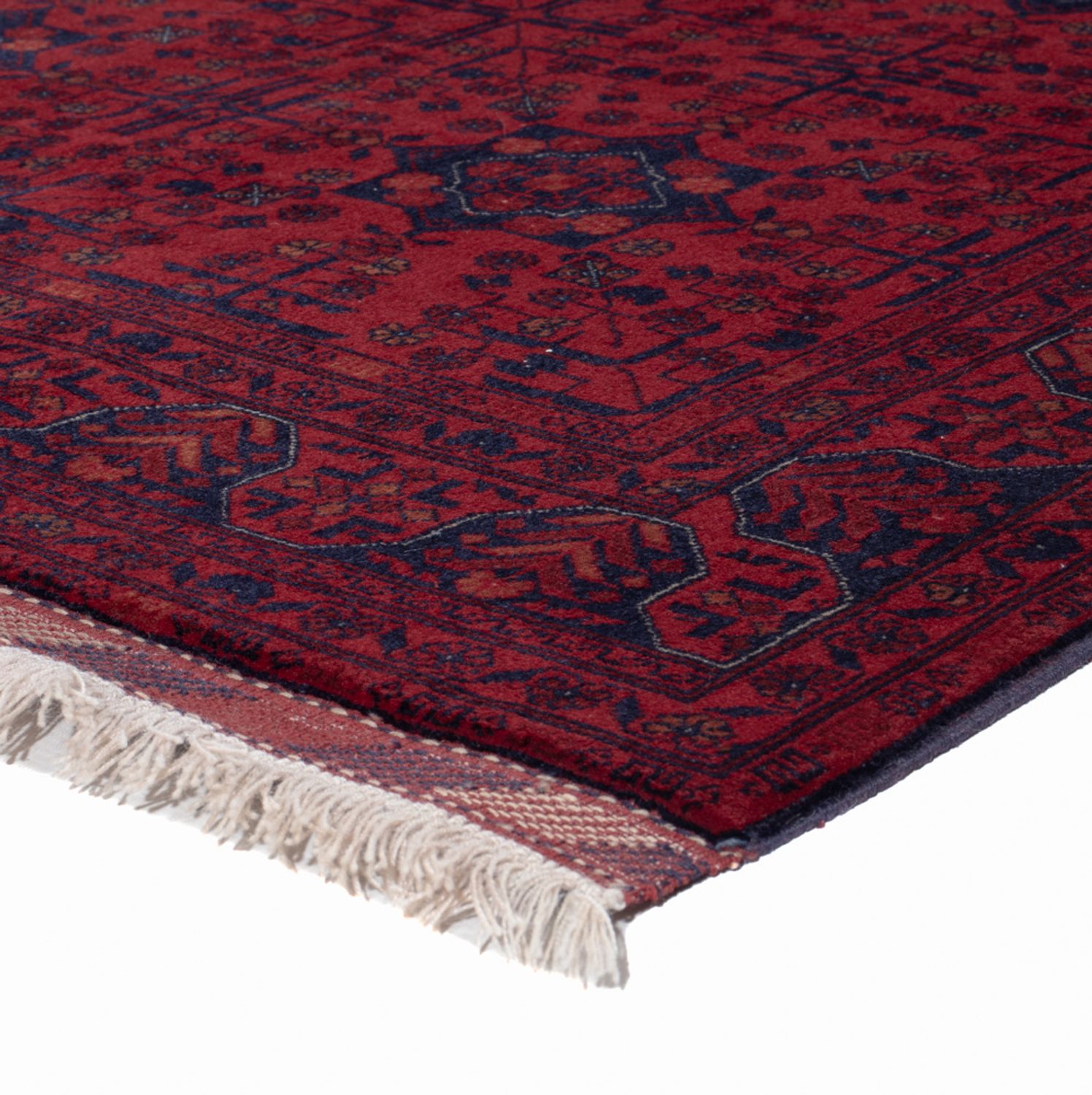 Afghan Rug - Royal - 199 x 150 cm - red