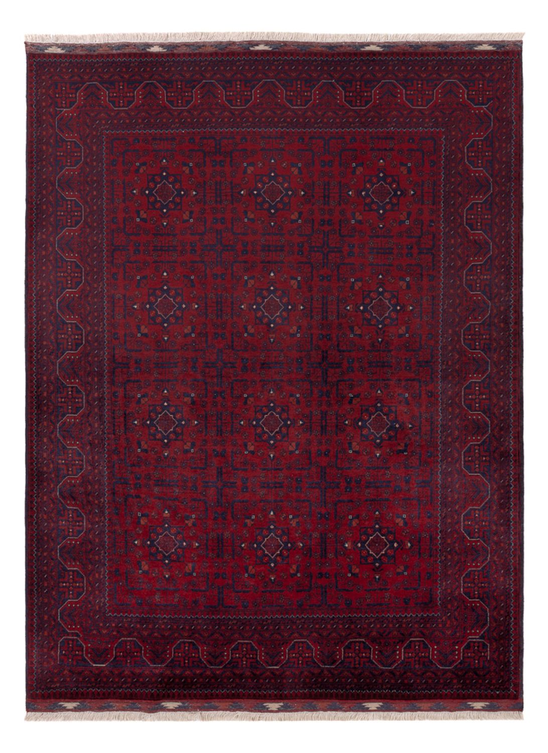 Dywan afgański - Royal - 197 x 152 cm - czerwony