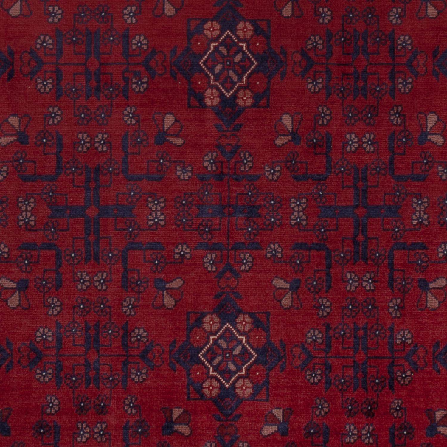 Dywan afgański - Royal - 200 x 154 cm - czerwony