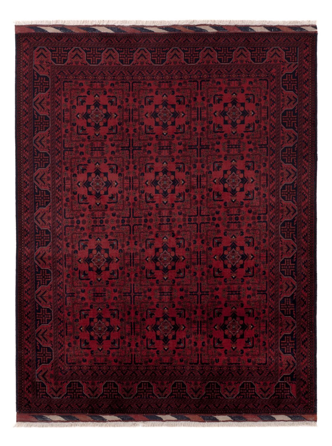 Afghaans tapijt - Koninklijke - 192 x 150 cm - rood
