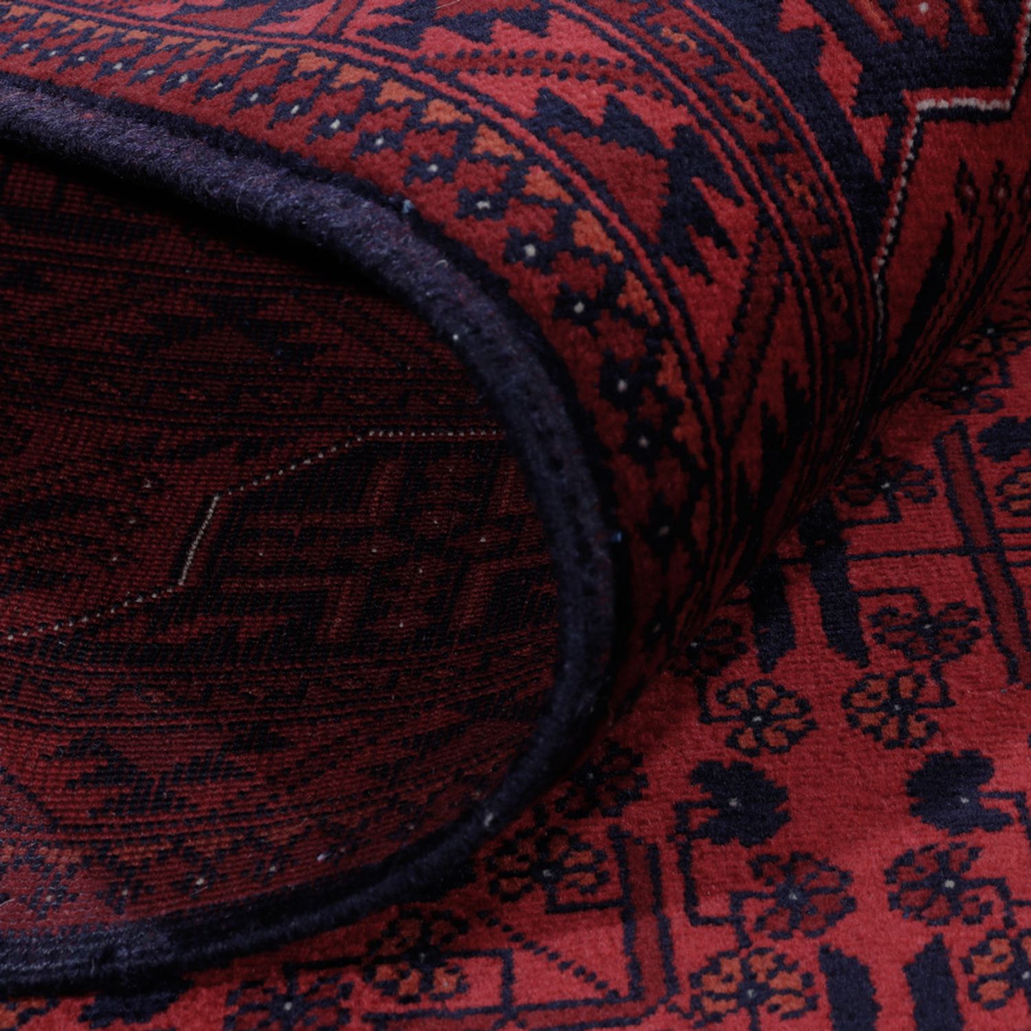 Afghaans tapijt - Koninklijke - 192 x 150 cm - rood