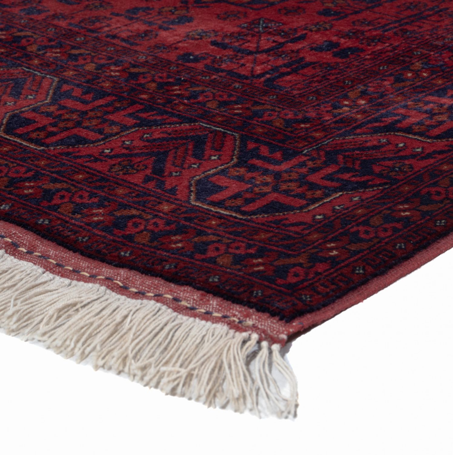 Afghan Rug - Royal - 194 x 147 cm - red