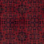 Afghan Rug - Royal - 194 x 147 cm - red