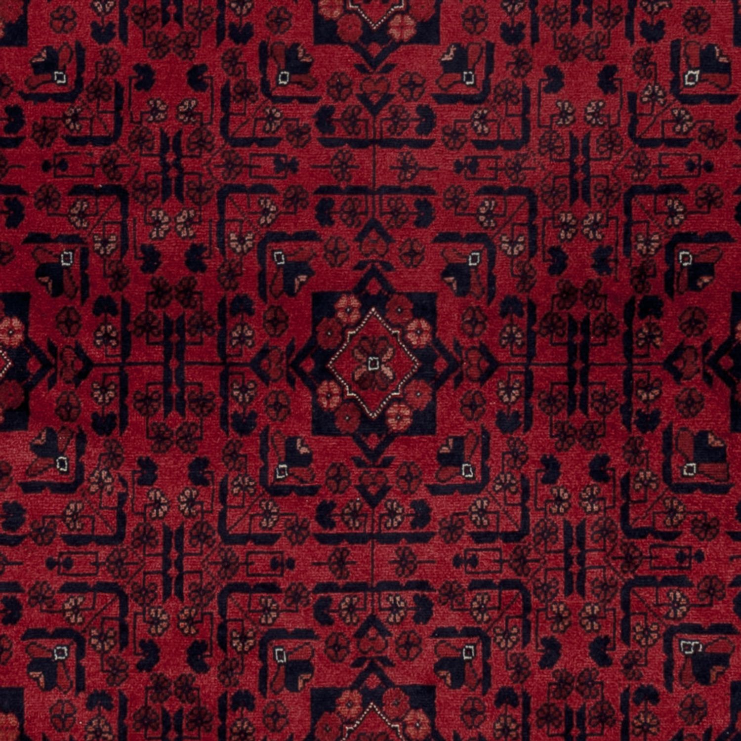 Dywan afgański - Royal - 196 x 148 cm - czerwony