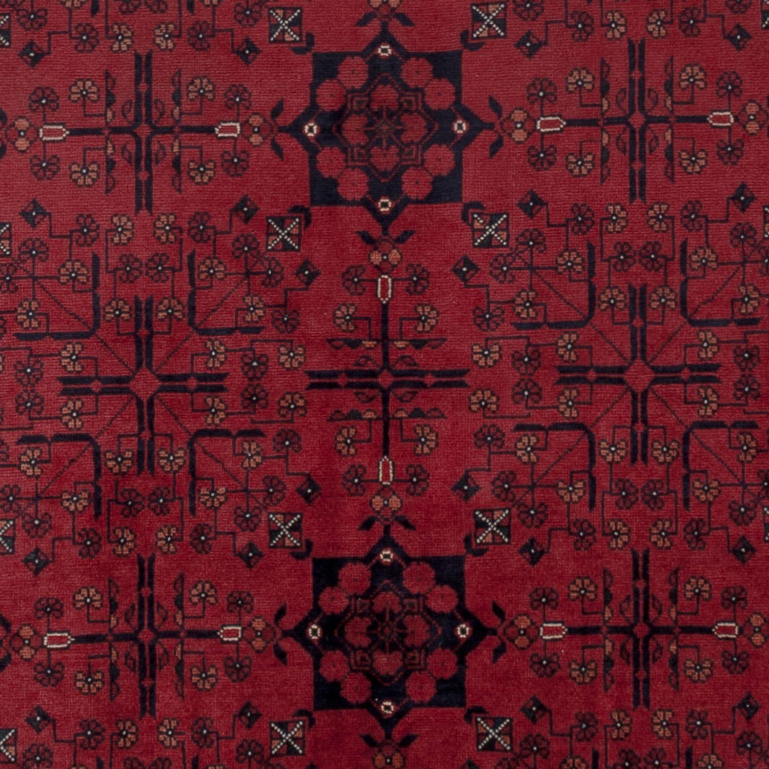 Dywan afgański - Royal - 197 x 151 cm - czerwony