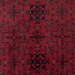 Dywan afgański - Royal - 197 x 151 cm - czerwony